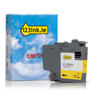 123ink version replaces Brother LC-3239XLY high capacity yellow ink cartridge LC3239XLYC 051225