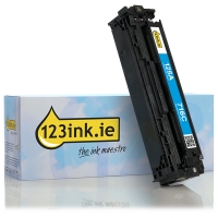 123ink version replaces HP 125A (CB541A) cyan toner CB541AC 039807