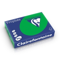 Clairefontaine billiard green A4 coloured paper, 80gsm (500 sheets) 1991C 250033