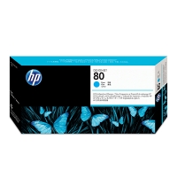 HP 80 (C4821A/AE) cyan printhead and cleaner (original HP) C4821A 031180