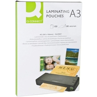 Q-Connect KF04122 A3 glossy laminating pouch, 2 x 80 microns (100-pack) KF04122 235125
