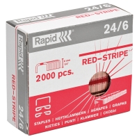 Rapid 24/6 strong red stripe staples (2000-pack) 11700245 202028